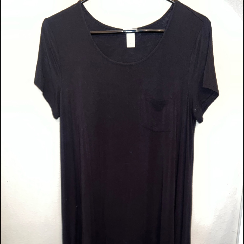 Mossimo black t-shirt dress